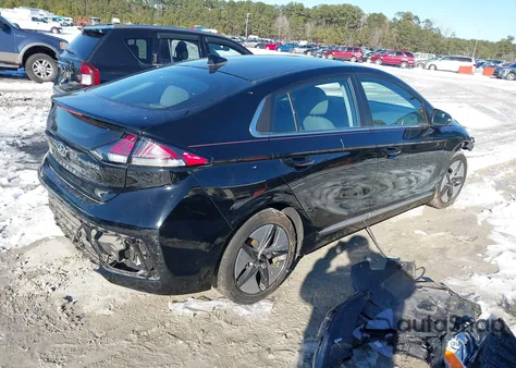 2022 Hyundai Ioniq Hybrid Sel z USA, uszkodzony, nr VIN KMHC85LC4NU269638